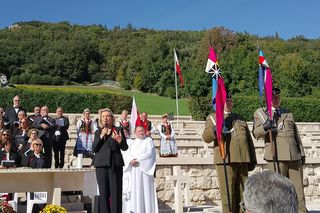 Cassino. Msza Święta na polskim cmentarzu wojennym