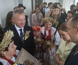 Koło Gospodyń Wiejskich w Puszynie na Dożynkach Prezydenckich w Warszawie