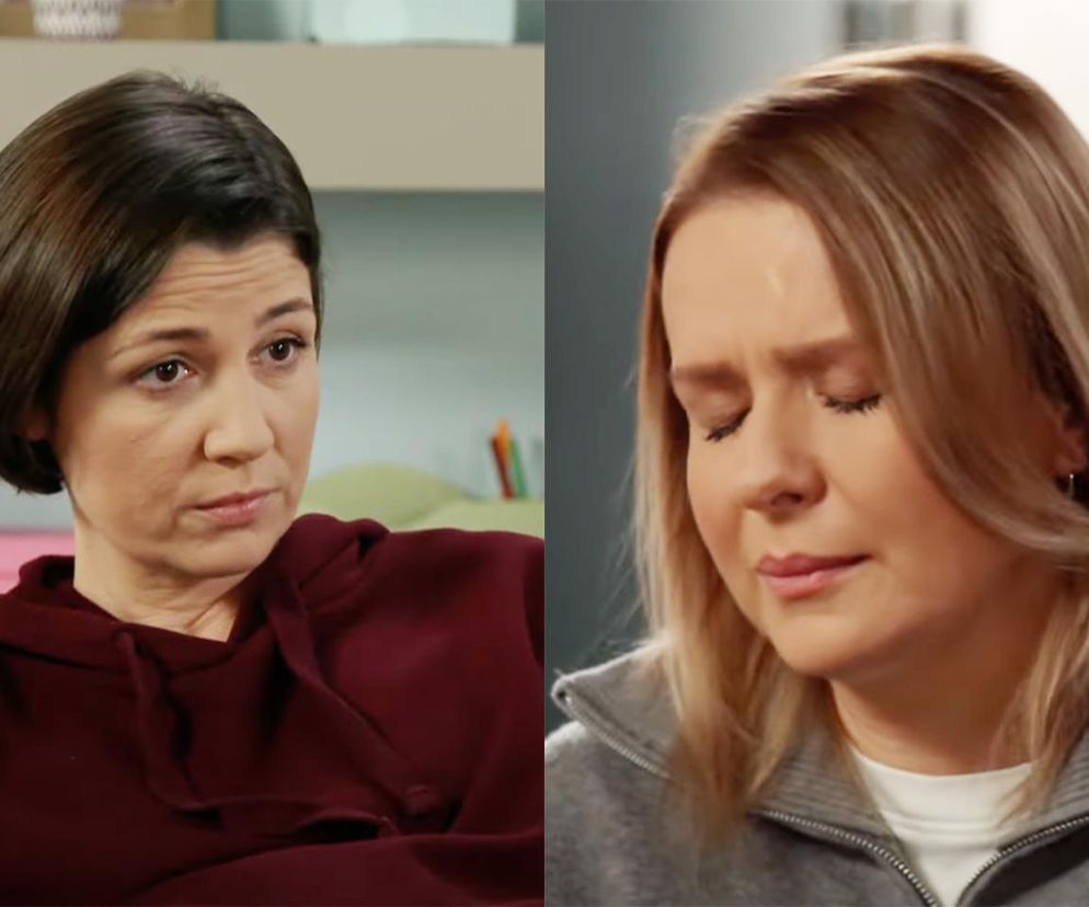 Pierwsza miłość odc. 4031. Kinga (Aleksandra Zienkiewicz), Marysia (Aneta Zając) 