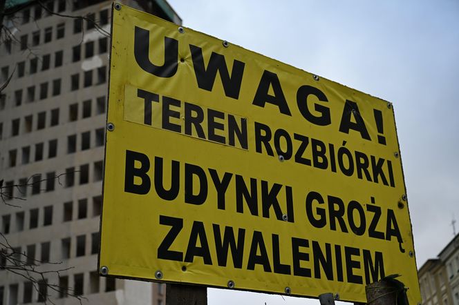 Rozbiórka "Związkowca" będzie wznowiona