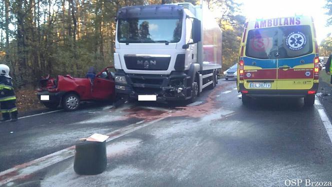 Wypadek w podbydgoskim Emilianowie! Droga jest całkowicie zablokowana!