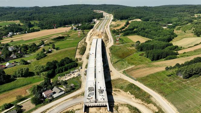 Budowa S19 Rzeszów Południe - Babica, czerwiec 2024