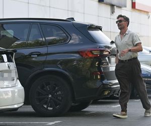 Agnieszka Kaczorowska i Marcin Rogacewicz z kijkiem wychodzą z treningu