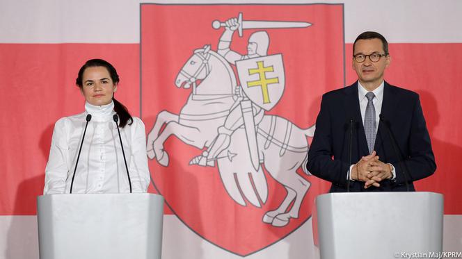 Swiatłana Cichanouska, Premier Mateusz Morawiecki