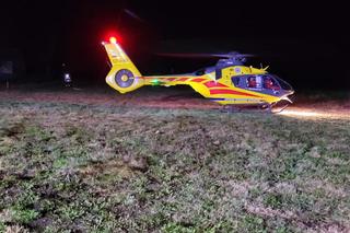 Śmigłowiec przyleciał pod dwoje dzieci! To ofiary koszmarnego wypadku pod Zgierzem [ZDJĘCIA]