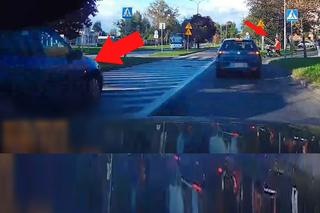 Kierowca zatrzymał się, by przepuścić matkę z wózkiem. Nagle stało się to. Nagranie z kamery jest szokujące