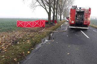 Dwie osoby nie żyją. Tragedia na drodze w pow. kościańskim
