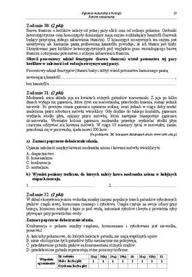 Matura 2013 biologia p. rozszerzony