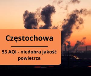 Zanieczyszczenie powietrza w woj. śląskim. Stan w miastach na 25.10.2023 r.