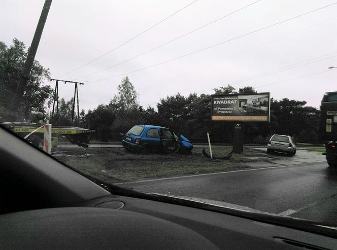 Kraksa na ulicy Fordońskiej