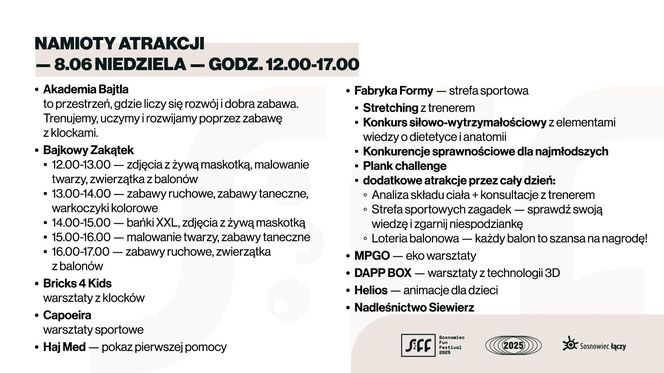 Dni Sosnowca 2025. Szczegółowy program wydarzeń