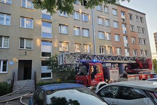 Groźny pożar w Gliwicach. Jedna osoba wymagała udzielenia pierwszej pomocy