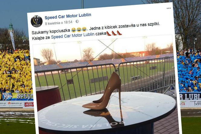 Motor Lublin szuka kopciuszka! Fanka żużla zgubiła na stadionie bucik. Pomożecie?