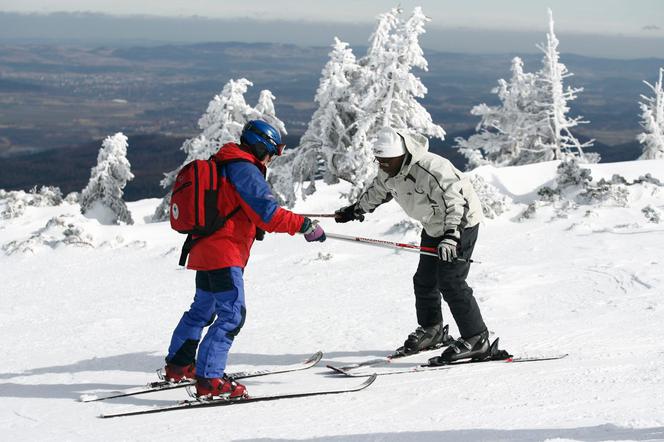stok narciarski, narty, zima