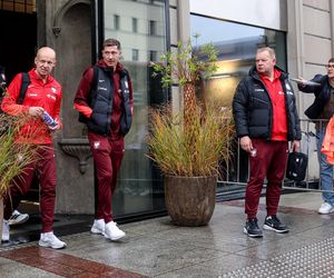 Piłkarze wyjechali na mecz Polska - Litwa