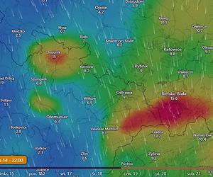 Niż genueński. Prognozowane opady deszczu na południu Polski
