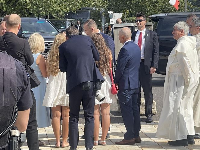 Karol Nawrocki z małżonką w USA. Tak przyjęto ich w Doleystown