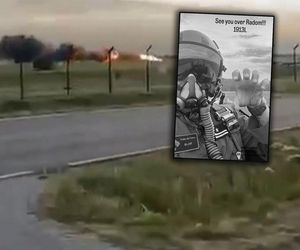 To było ostatnie zdjęcie pilota przed tragedią. Maciej Slab Krakowian zginął w wypadku F-16 w Radomiu