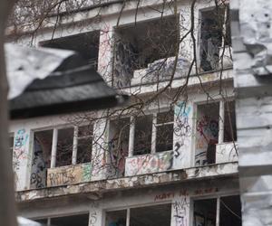 Sanatorium Zdrowie w Orłowie. Zniszczony budynek