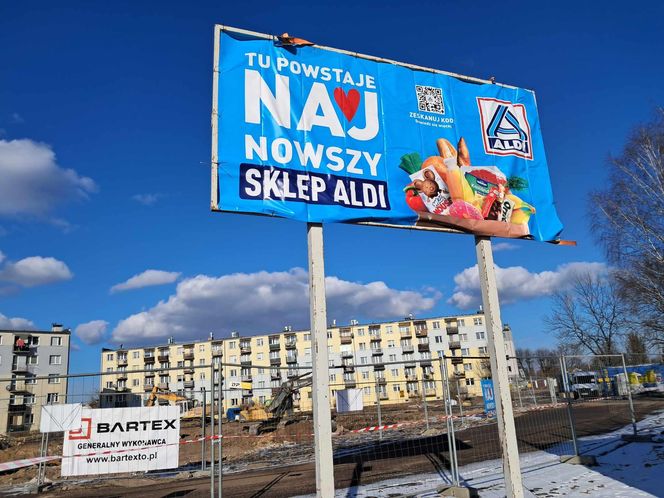 Budowa sklepu ALDI w Skarżysku-Kamiennej