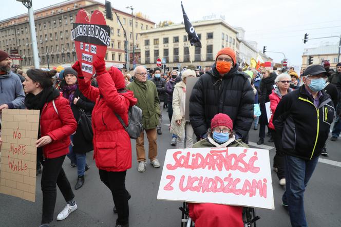 Marsz solidarności z uchodźcami 