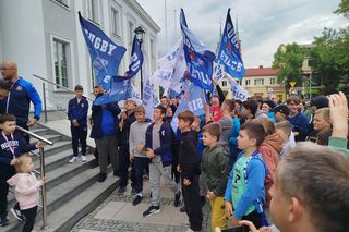 Społeczność sportowców i kibiców rugby z Siedlec uczciła największy z dotychczasowych sukcesów w historii klubu