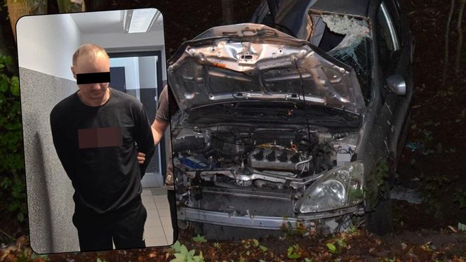 Śmiertelny wypadek pod Biłgorajem. Kierowca z zakazem prowadzenia uciekł z miejsca zdarzenia