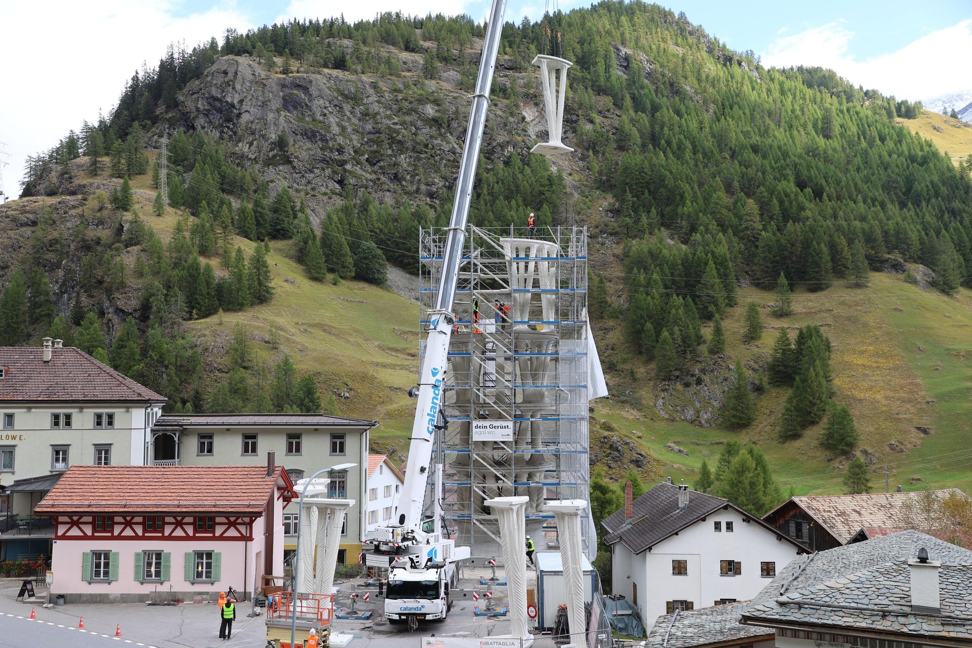White Tower - ETH Zurich, 3D printed tower