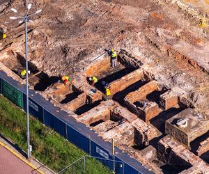 Budowa placu Centralnego w Warszawie