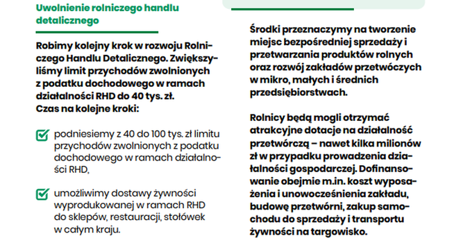 Polski Ład dla polskiej wsi