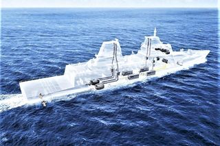 Fregata F126 z napędem hybrydowym