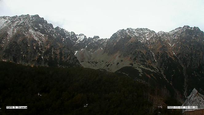Śnieg w Tatrach 7 listopada 2022 