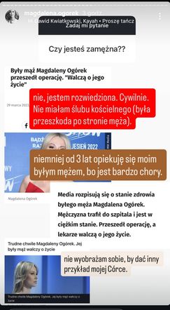 Magdalena Ogórek o byłym mężu
