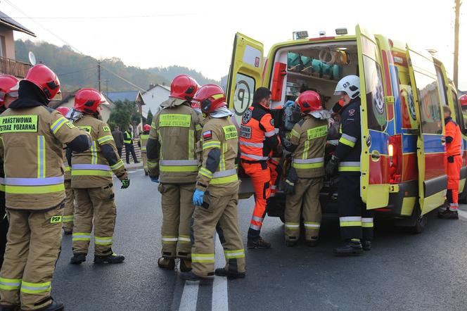 Wypadek w Uszwi koło Brzeska