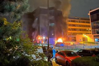 Płomienie sięgały III piętra