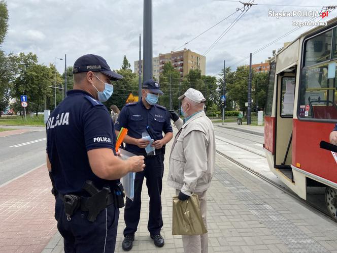 Częstochowa. Policjanci kontrolują pasażerów!
