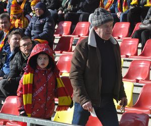 Korona Kielce - Motor Lublin. Kibice na Exbud Arenie