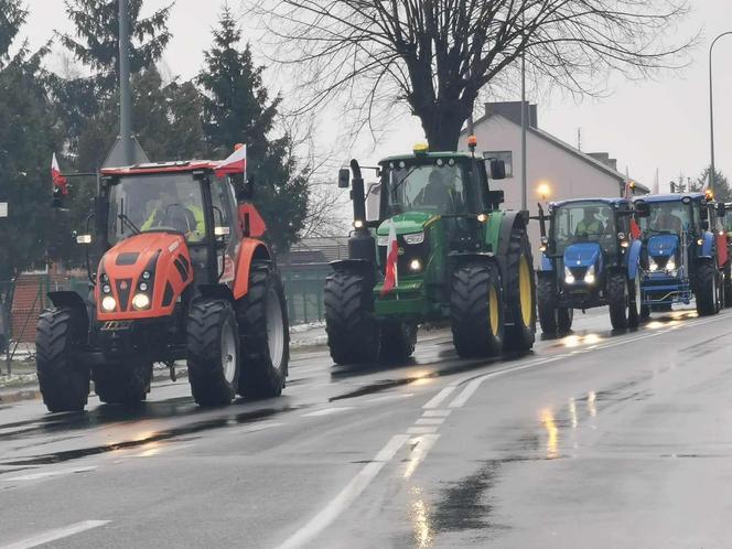 Protest rolników w naszym regionie 