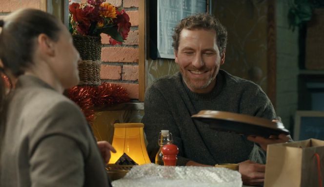 Barwy szczęścia. Gabrysia (Marta Juras), Szczepan (Robert Gulaczyk)