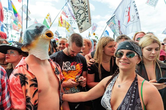 Festiwalowicze na Pol'and Rock Festivalu 2025