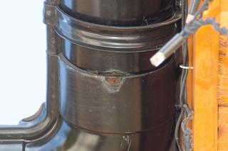 Korozja rynny stalowej