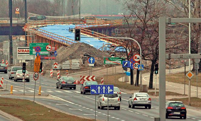 Demolka na Trasie Łazienkowskiej