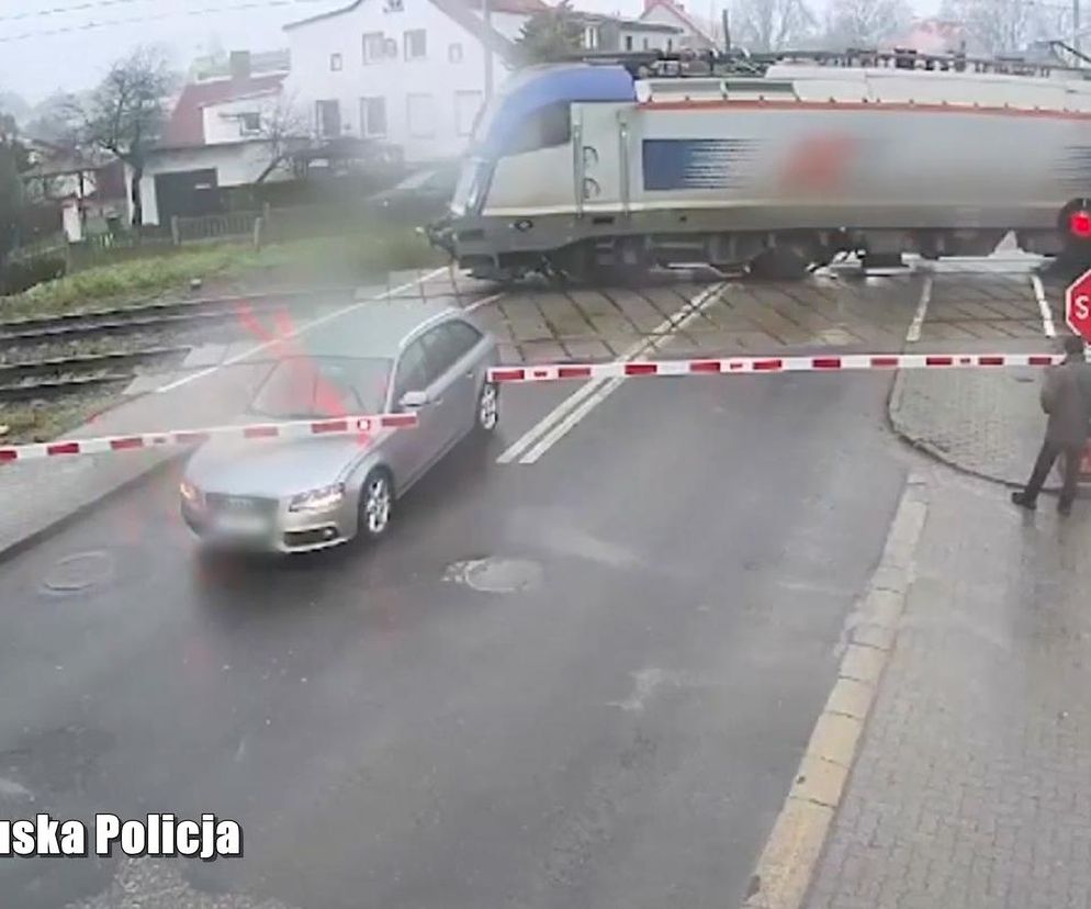 Audi utknęło między rogatkami