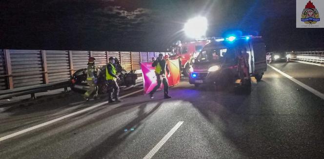 Śmiertelny wypadek na autostradzie A2