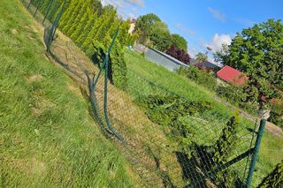 Kobieta staranowała autem ogrodzenie i porzuciła pojazd. Kolizja niedaleko Gostynia