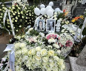 Morderstwo w Mławie. Grób 16-letniej Mai utonął w białych kwiatach