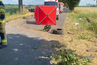 Otarł się o drzewo, a następnie wjechał w rowerzystę! Śmierć pod Obornikami