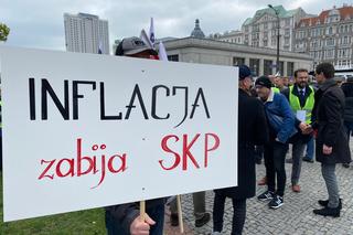 Protest SKP w Warszawie. Właściciele stacji domagają się waloryzacji opłat za badania