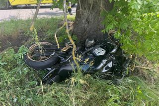 Wypadek motocyklisty pod Kościanem