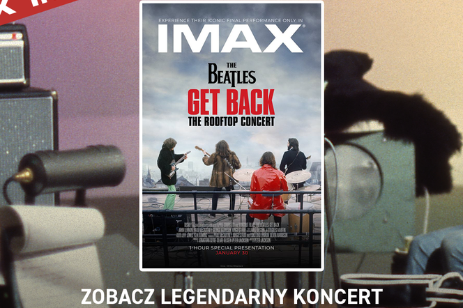 The Beatles Get Back: The Rooftop Concert – legendy muzyki na ekranach IMAX w Cinema City. Szczegóły seansu